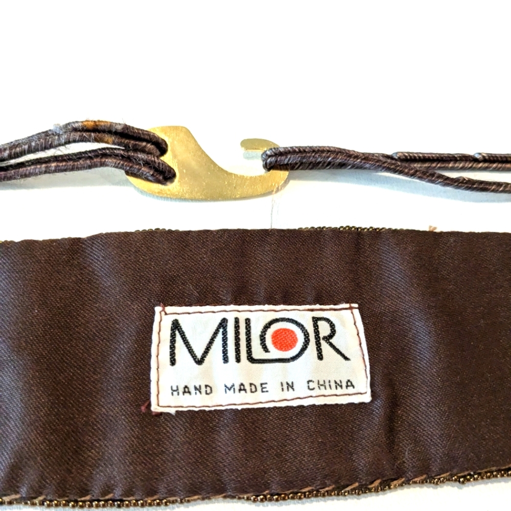 Vintage Milor Handmade Sequin and Beads 30's Ladies Waist Belt One Size - Picture 14 of 16